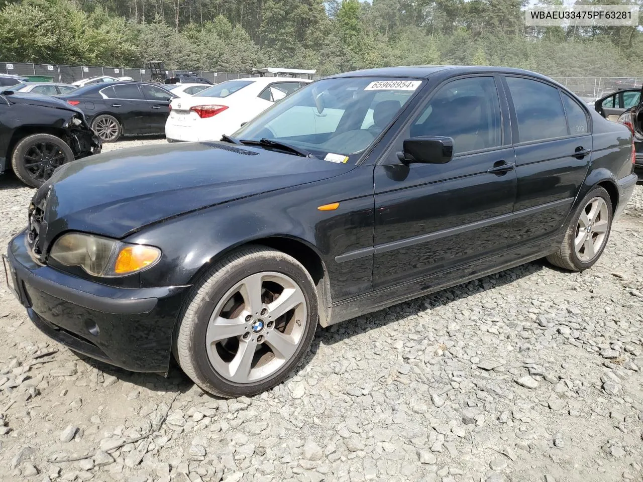 2005 BMW 325 Xi VIN: WBAEU33475PF63281 Lot: 65968954