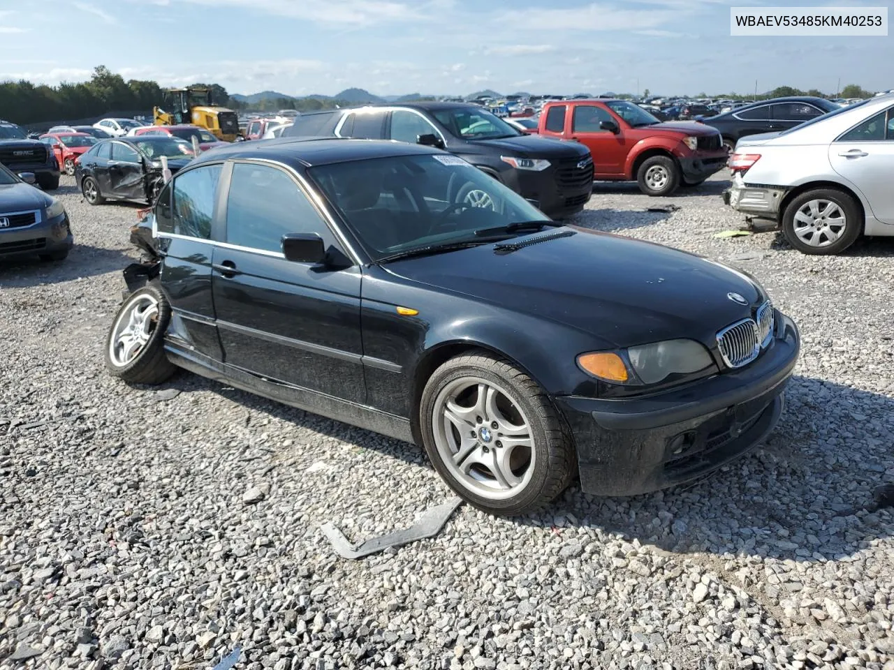 2005 BMW 330 I VIN: WBAEV53485KM40253 Lot: 68676594