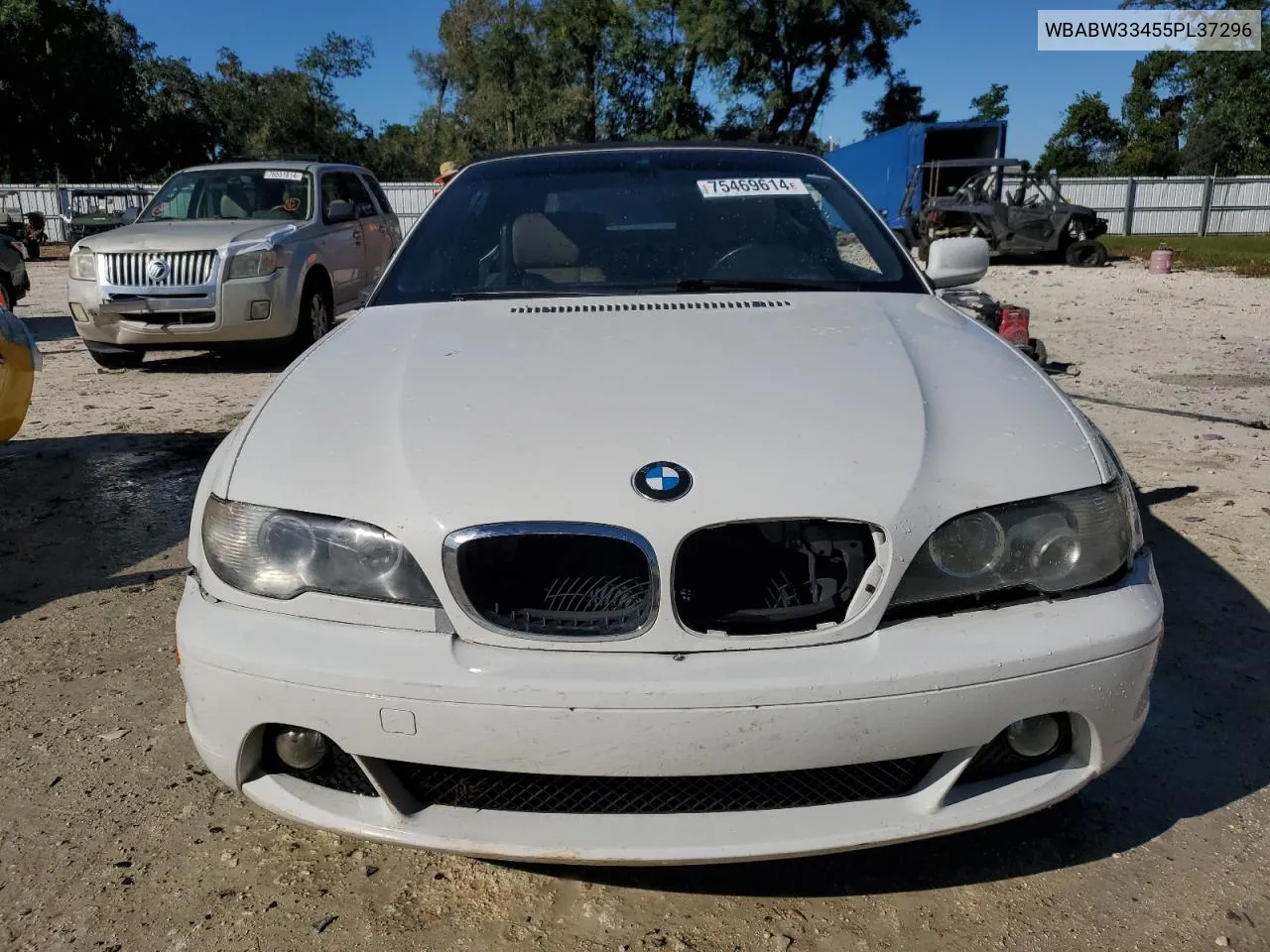 2005 BMW 325 Ci VIN: WBABW33455PL37296 Lot: 75469614