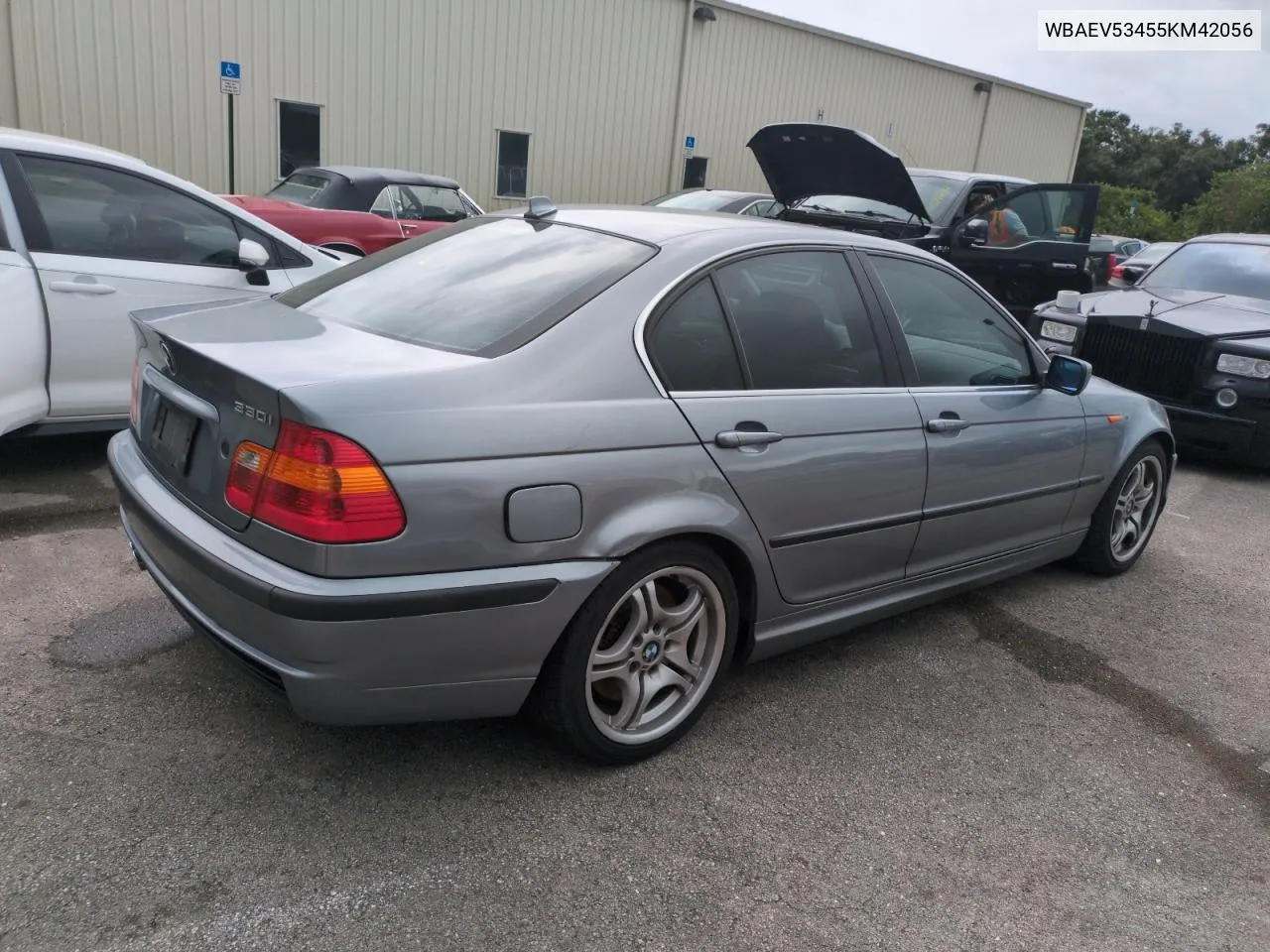 2005 BMW 330 I VIN: WBAEV53455KM42056 Lot: 75910624