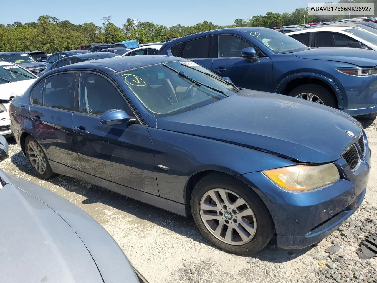 2006 BMW 325 I Automatic VIN: WBAVB17566NK36927 Lot: 50567974