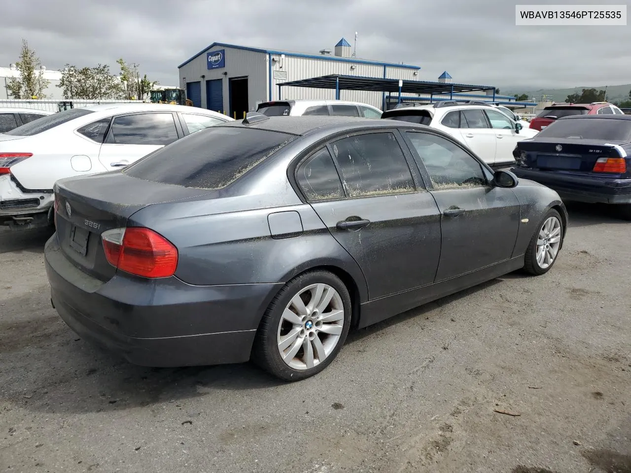 2006 BMW 325 I VIN: WBAVB13546PT25535 Lot: 50728434