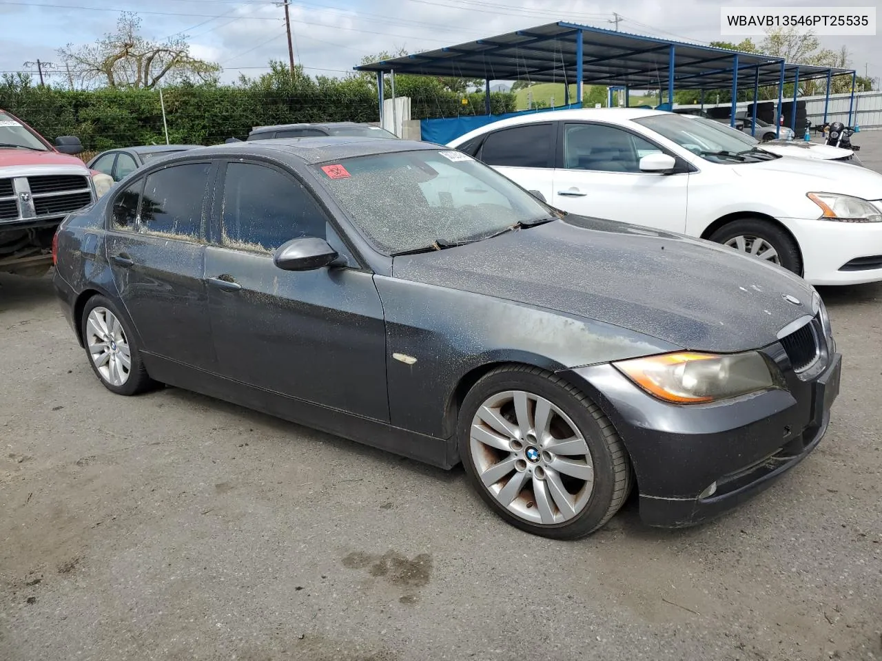 2006 BMW 325 I VIN: WBAVB13546PT25535 Lot: 50728434