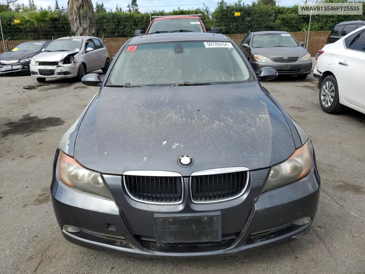 2006 BMW 325 I VIN: WBAVB13546PT25535 Lot: 50728434