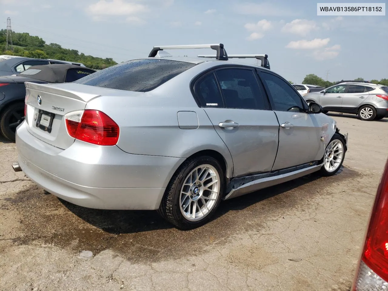 2006 BMW 325 I VIN: WBAVB13586PT18152 Lot: 63907604