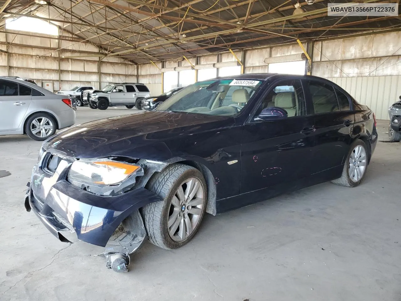 WBAVB13566PT22376 2006 BMW 325 I