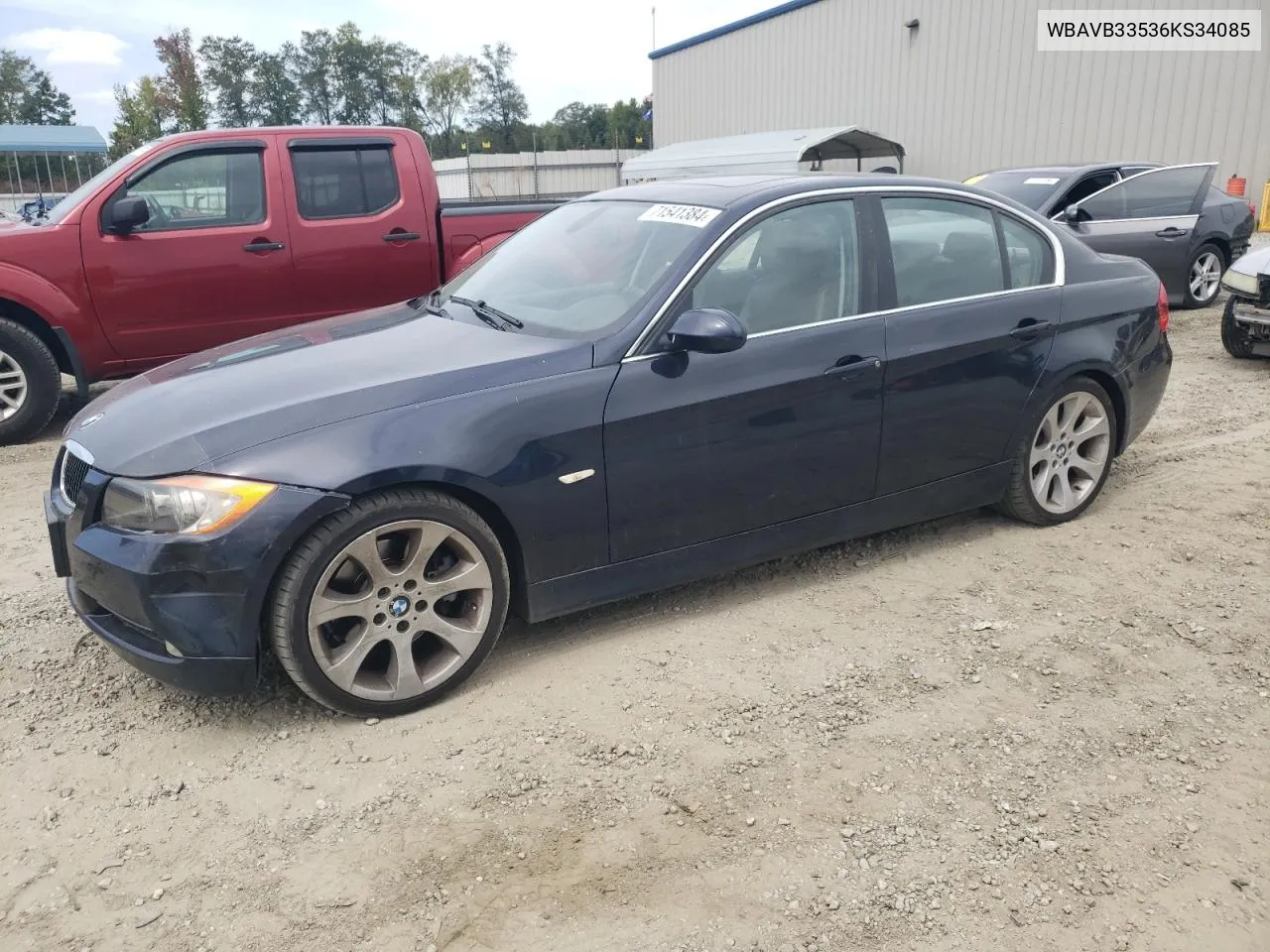 2006 BMW 330 I VIN: WBAVB33536KS34085 Lot: 71541384