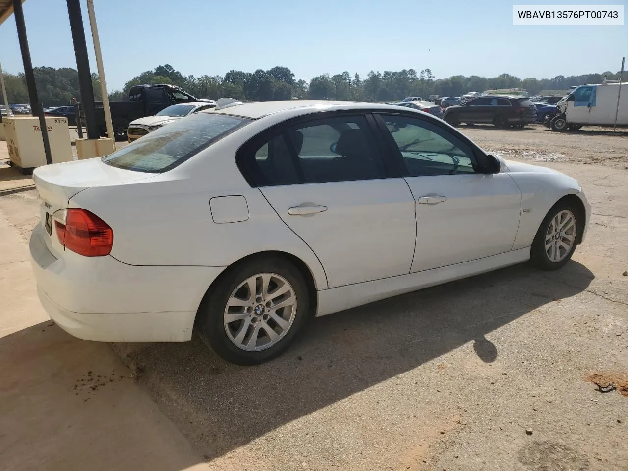 2006 BMW 325 I VIN: WBAVB13576PT00743 Lot: 74242434