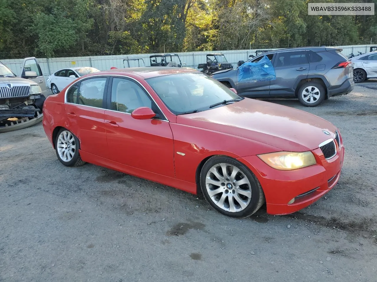 2006 BMW 330 I VIN: WBAVB33596KS33488 Lot: 76234634