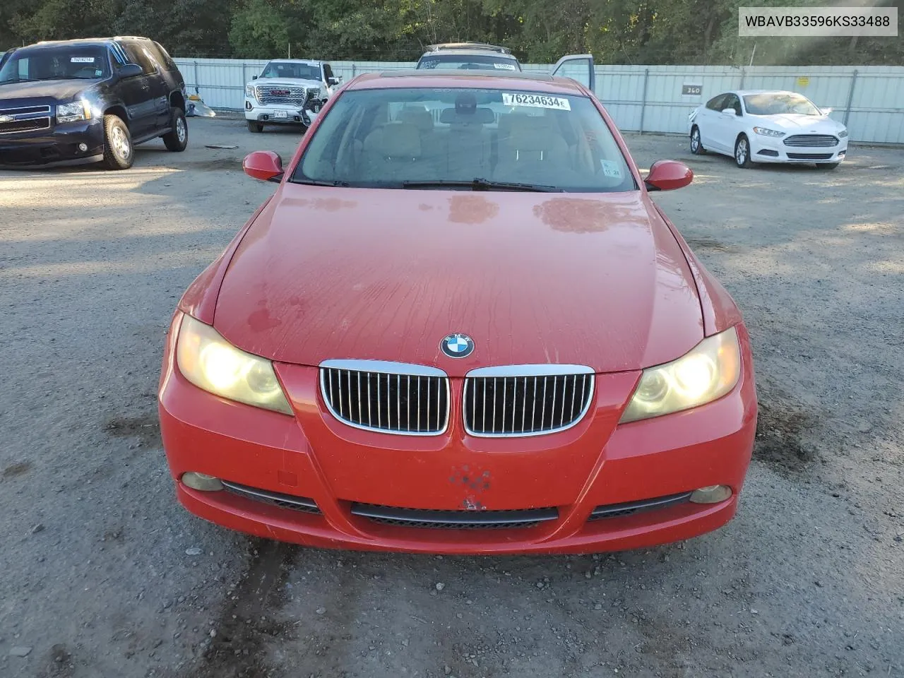 2006 BMW 330 I VIN: WBAVB33596KS33488 Lot: 76234634