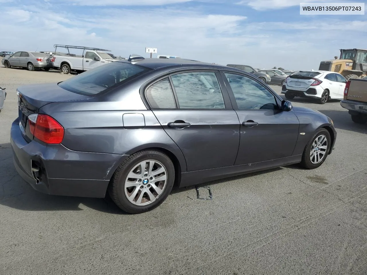 2006 BMW 325 I VIN: WBAVB13506PT07243 Lot: 77498074