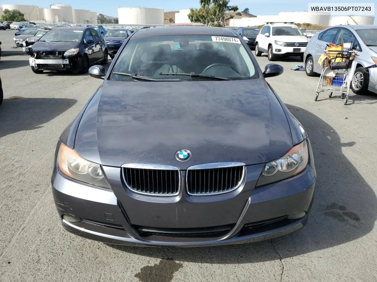 2006 BMW 325 I VIN: WBAVB13506PT07243 Lot: 77498074