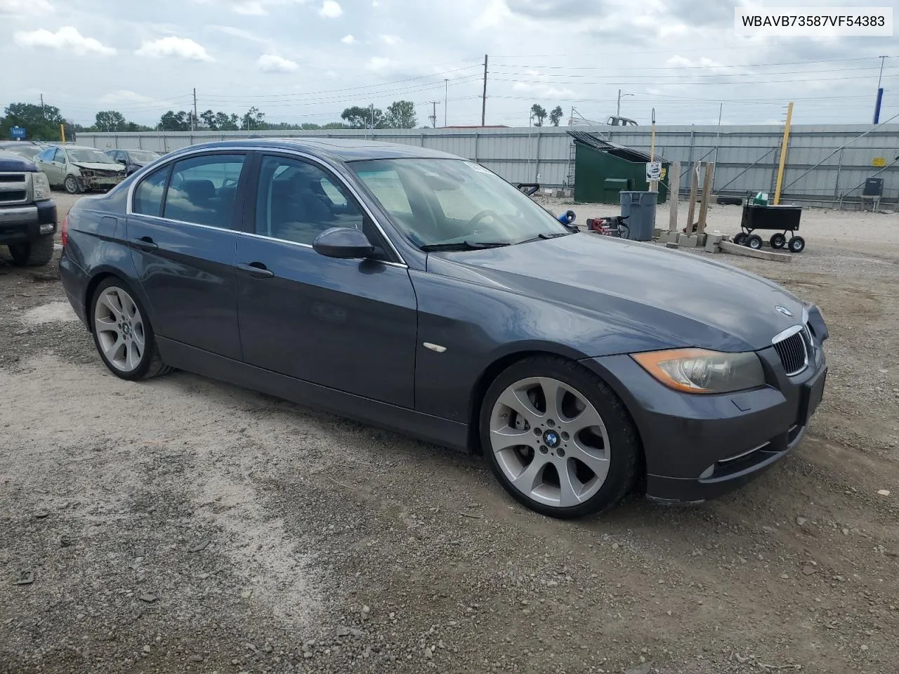 2007 BMW 335 I VIN: WBAVB73587VF54383 Lot: 58775674