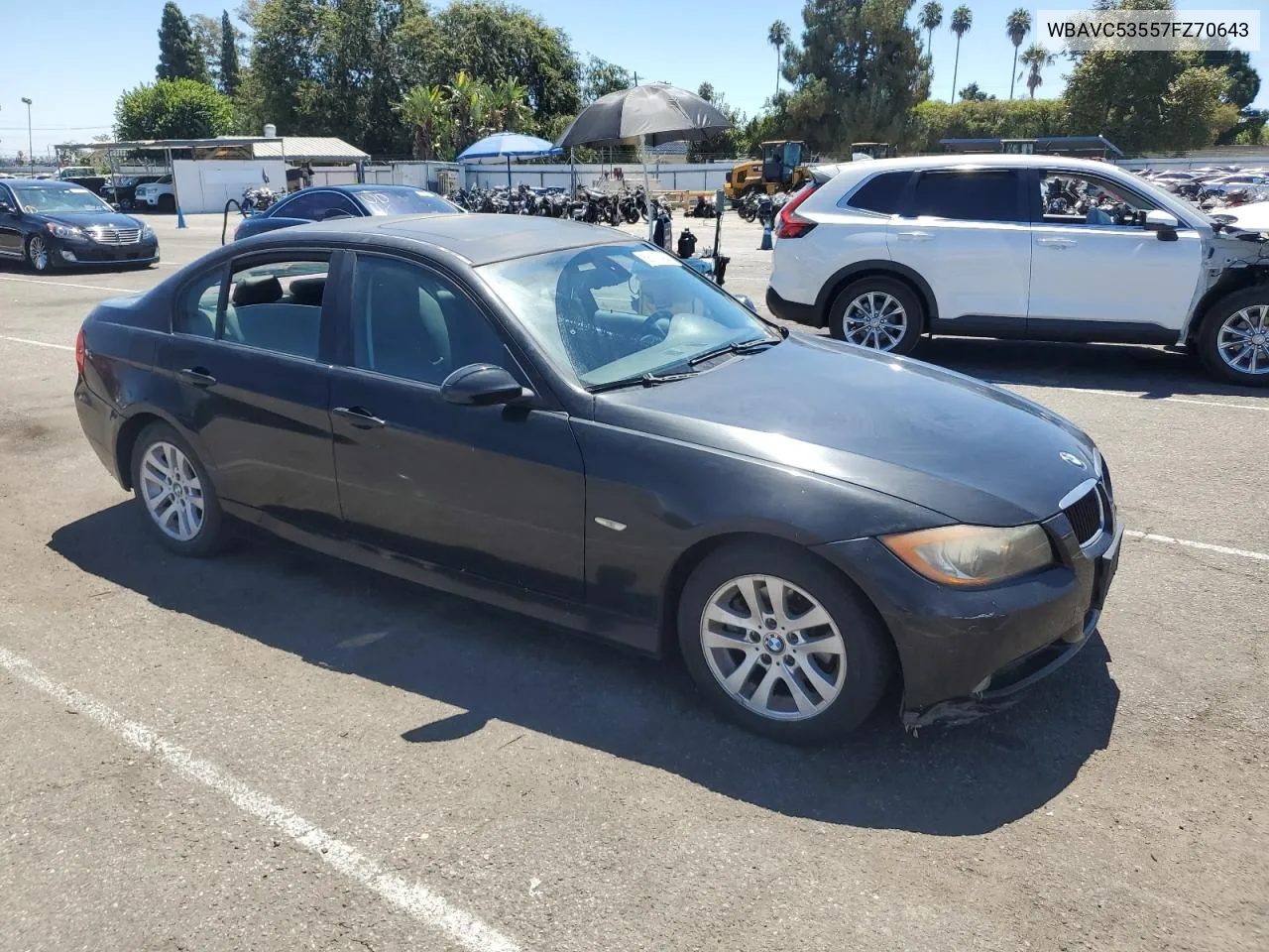 2007 BMW 328 I Sulev VIN: WBAVC53557FZ70643 Lot: 68127464