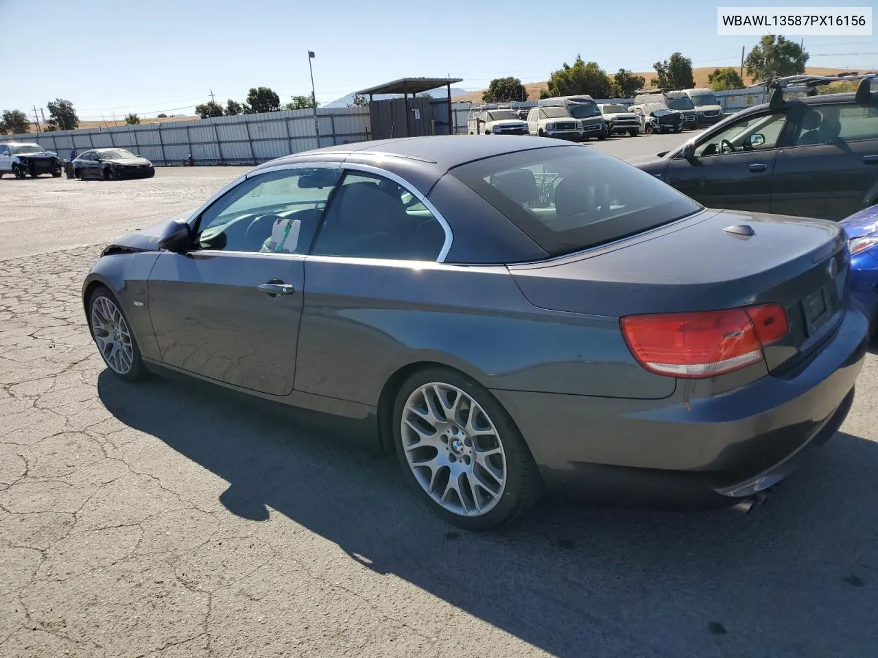 2007 BMW 328 I VIN: WBAWL13587PX16156 Lot: 68382114