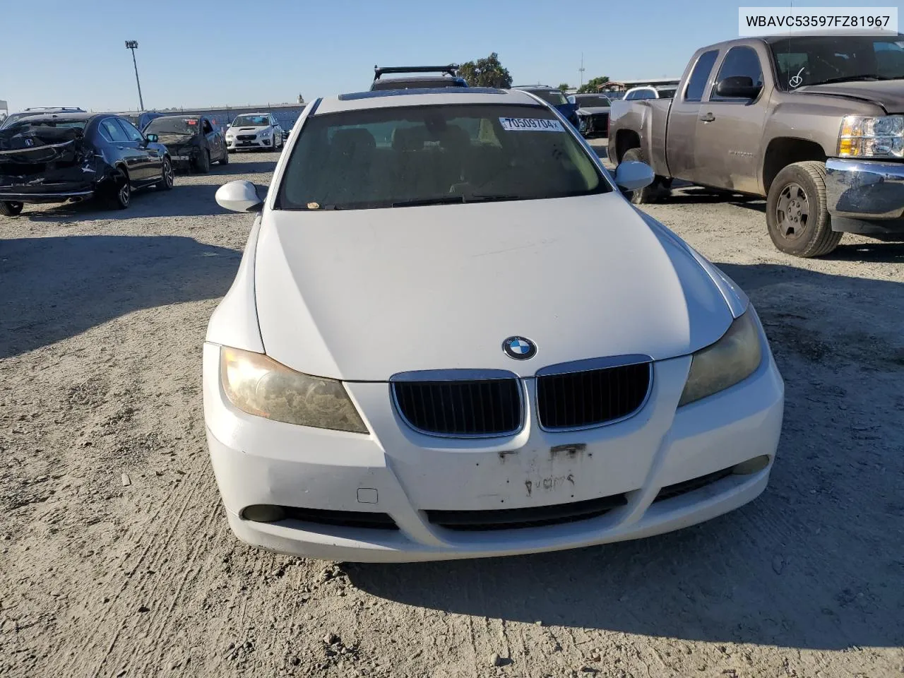 WBAVC53597FZ81967 2007 BMW 328 I Sulev