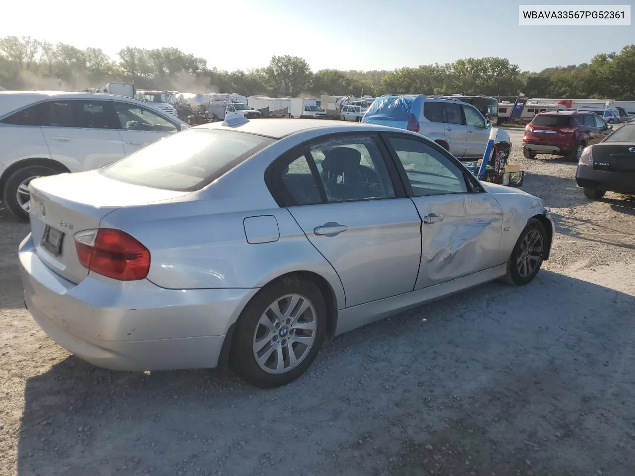 2007 BMW 328 I VIN: WBAVA33567PG52361 Lot: 70537924