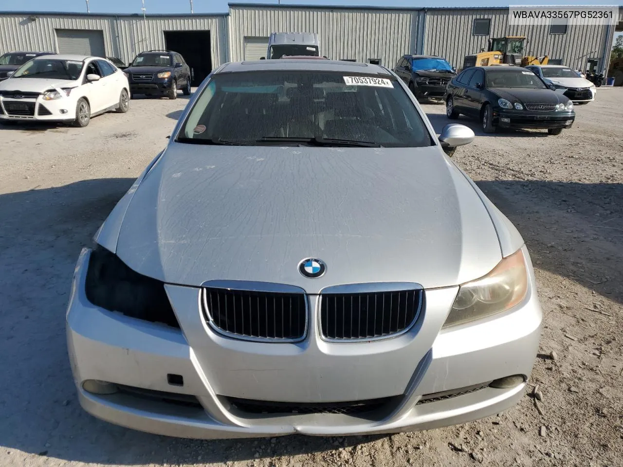 2007 BMW 328 I VIN: WBAVA33567PG52361 Lot: 70537924