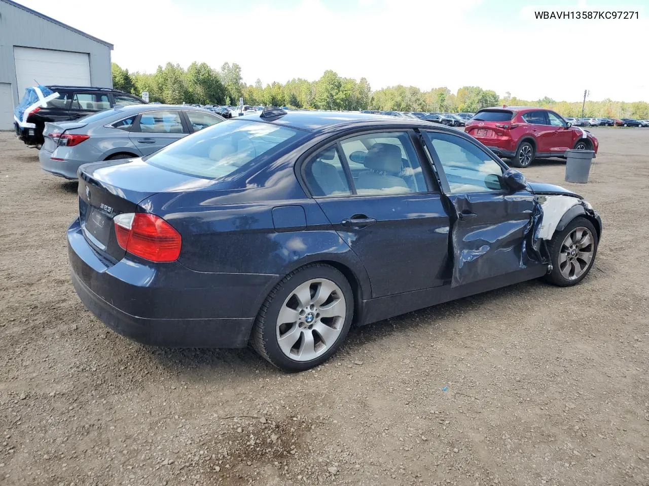 2007 BMW 323 I VIN: WBAVH13587KC97271 Lot: 70794004