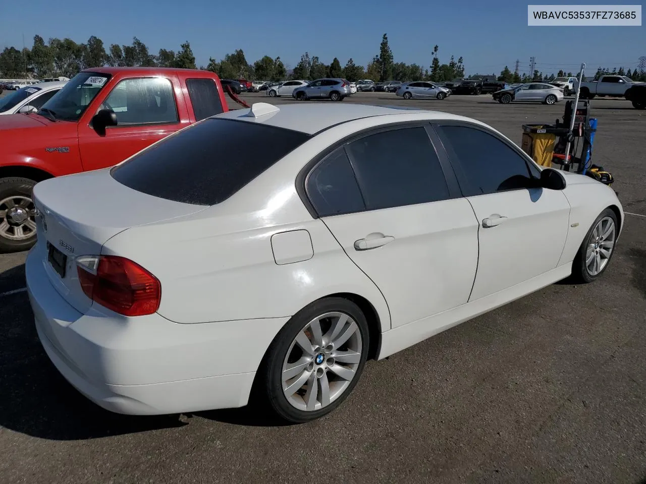 2007 BMW 328 I Sulev VIN: WBAVC53537FZ73685 Lot: 72091804