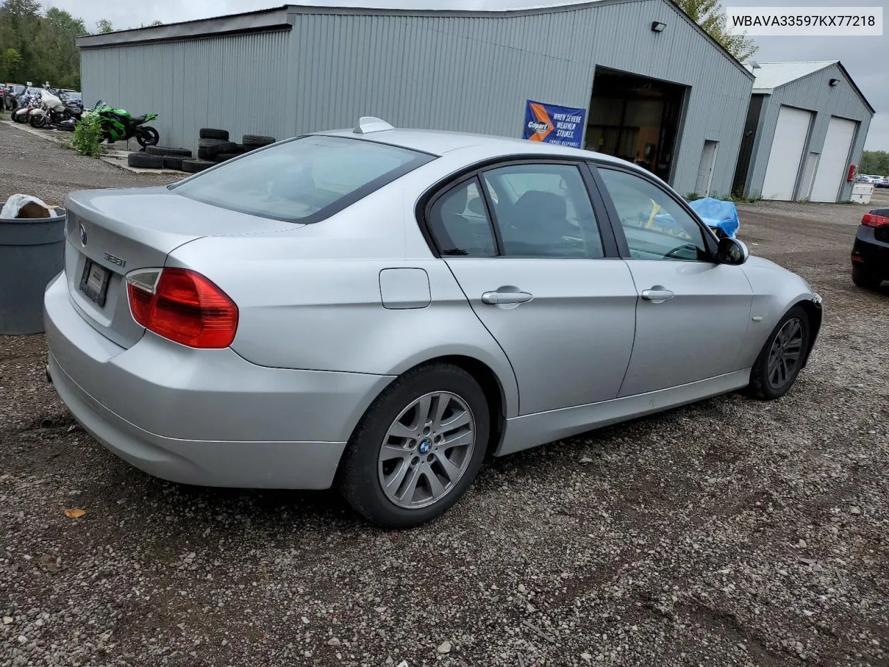 2007 BMW 328 I VIN: WBAVA33597KX77218 Lot: 72557734