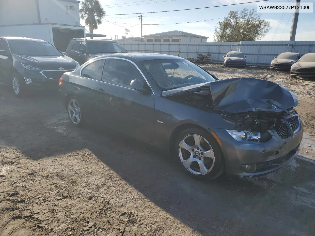 2007 BMW 328 I VIN: WBAWB33527P131006 Lot: 75001834