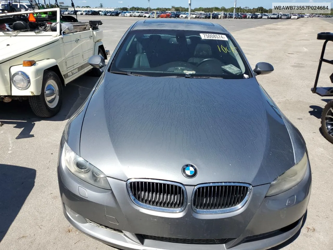 2007 BMW 335 I VIN: WBAWB73557P024684 Lot: 75008574