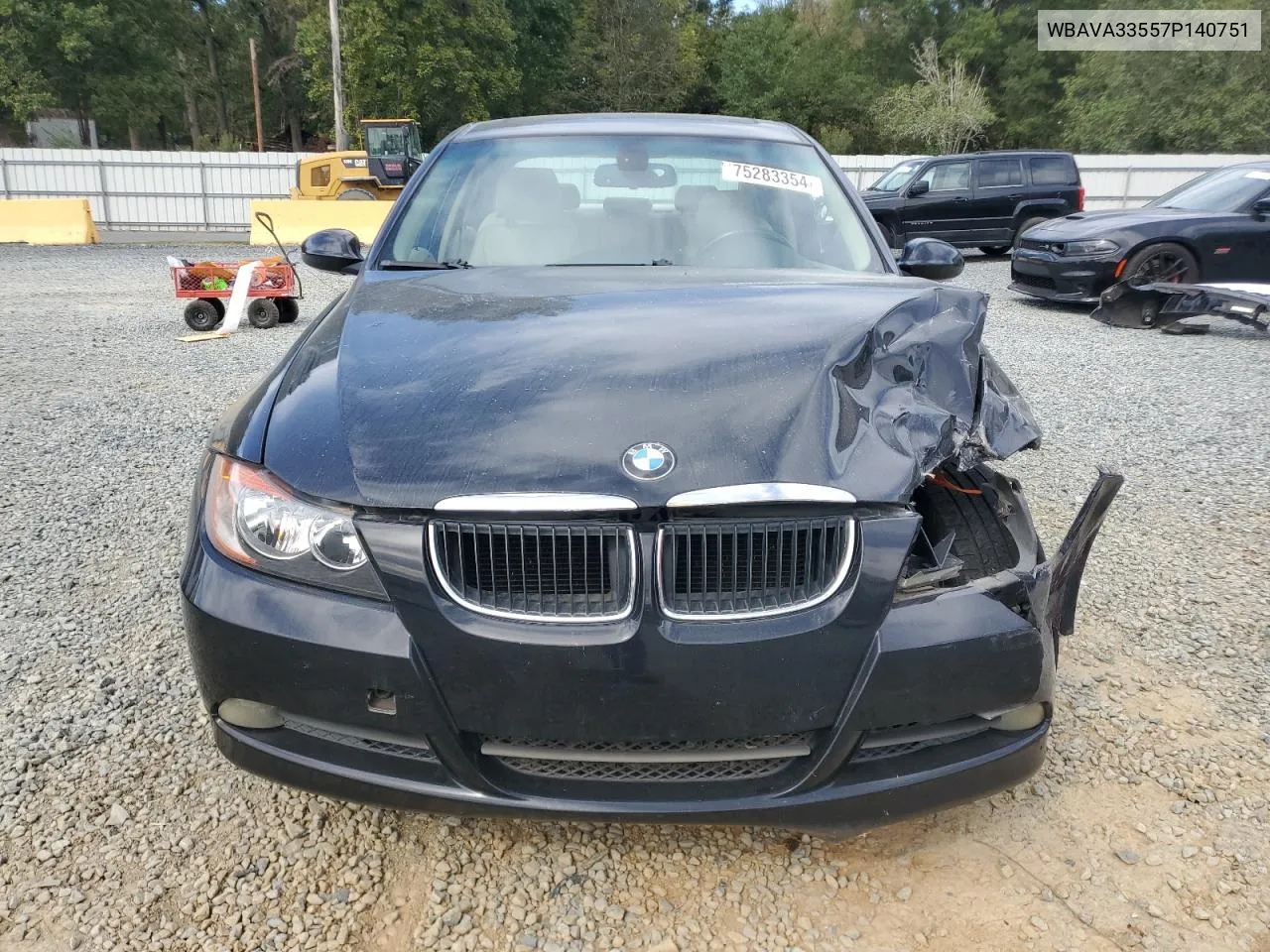 2007 BMW 328 I VIN: WBAVA33557P140751 Lot: 75283354