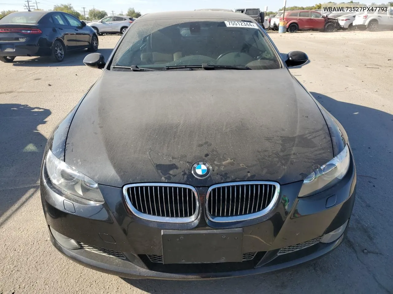 2007 BMW 335 I VIN: WBAWL73527PX47793 Lot: 75512344