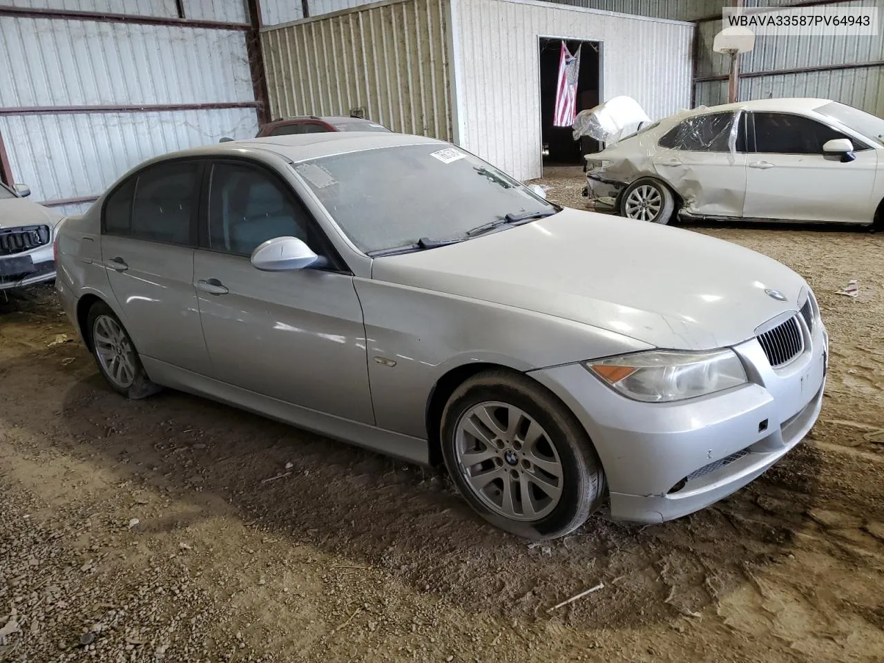 2007 BMW 328 I VIN: WBAVA33587PV64943 Lot: 76615784