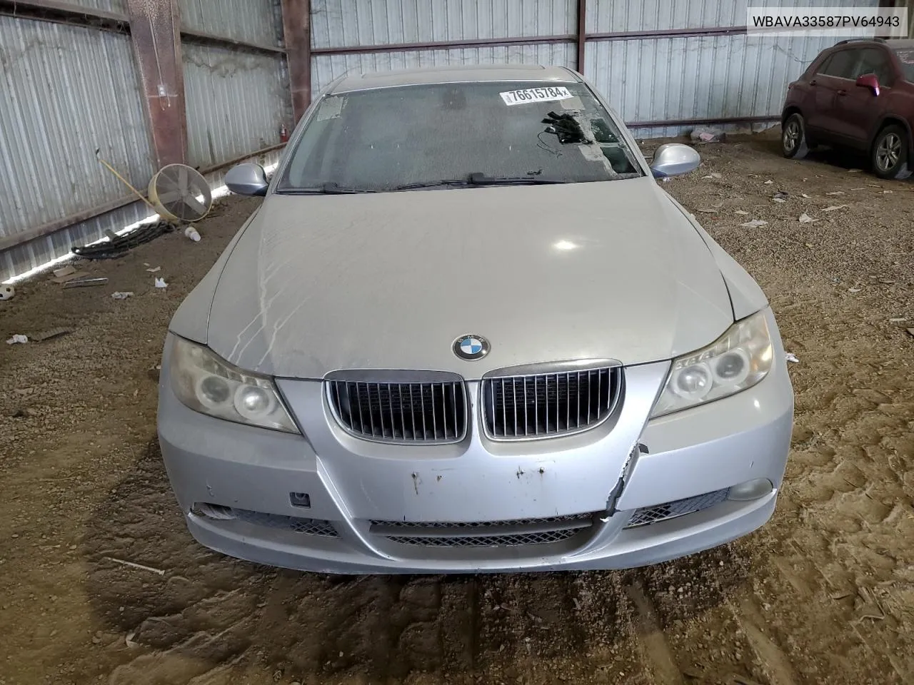 2007 BMW 328 I VIN: WBAVA33587PV64943 Lot: 76615784