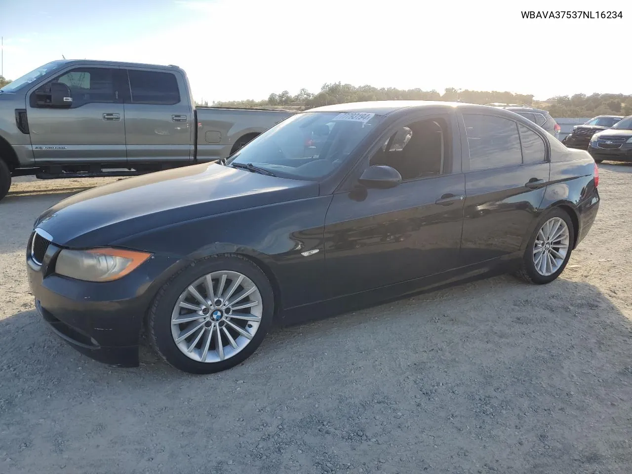 2007 BMW 328 I VIN: WBAVA37537NL16234 Lot: 77793194