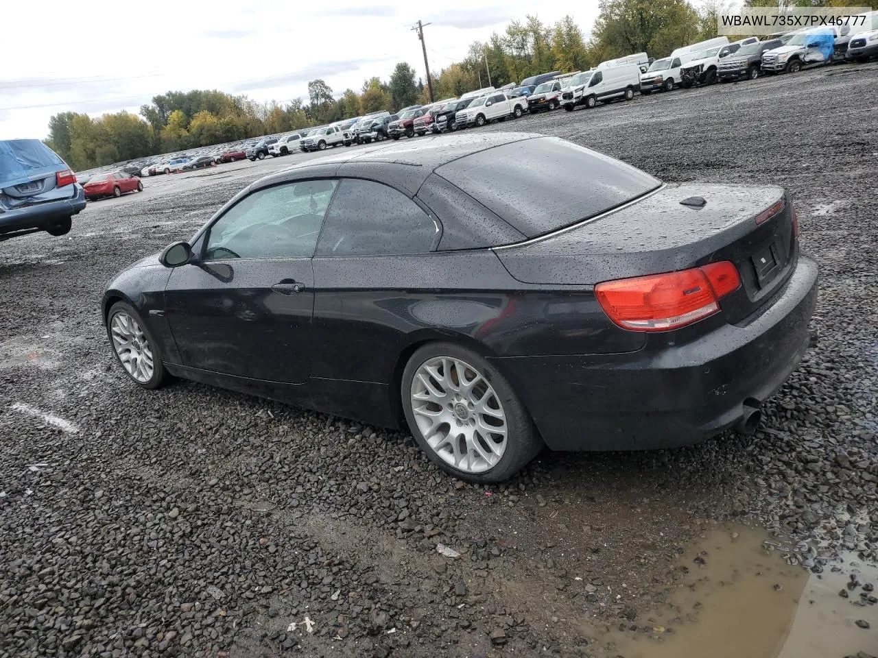 2007 BMW 335 I VIN: WBAWL735X7PX46777 Lot: 78219034