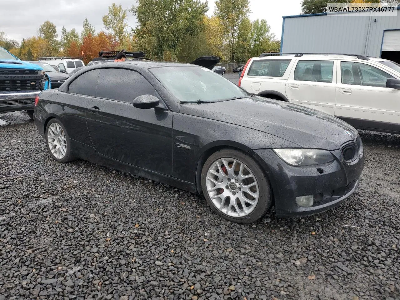 2007 BMW 335 I VIN: WBAWL735X7PX46777 Lot: 78219034