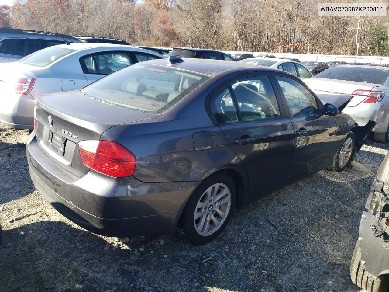 2007 BMW 328 Xi Sulev VIN: WBAVC73587KP30814 Lot: 78601294