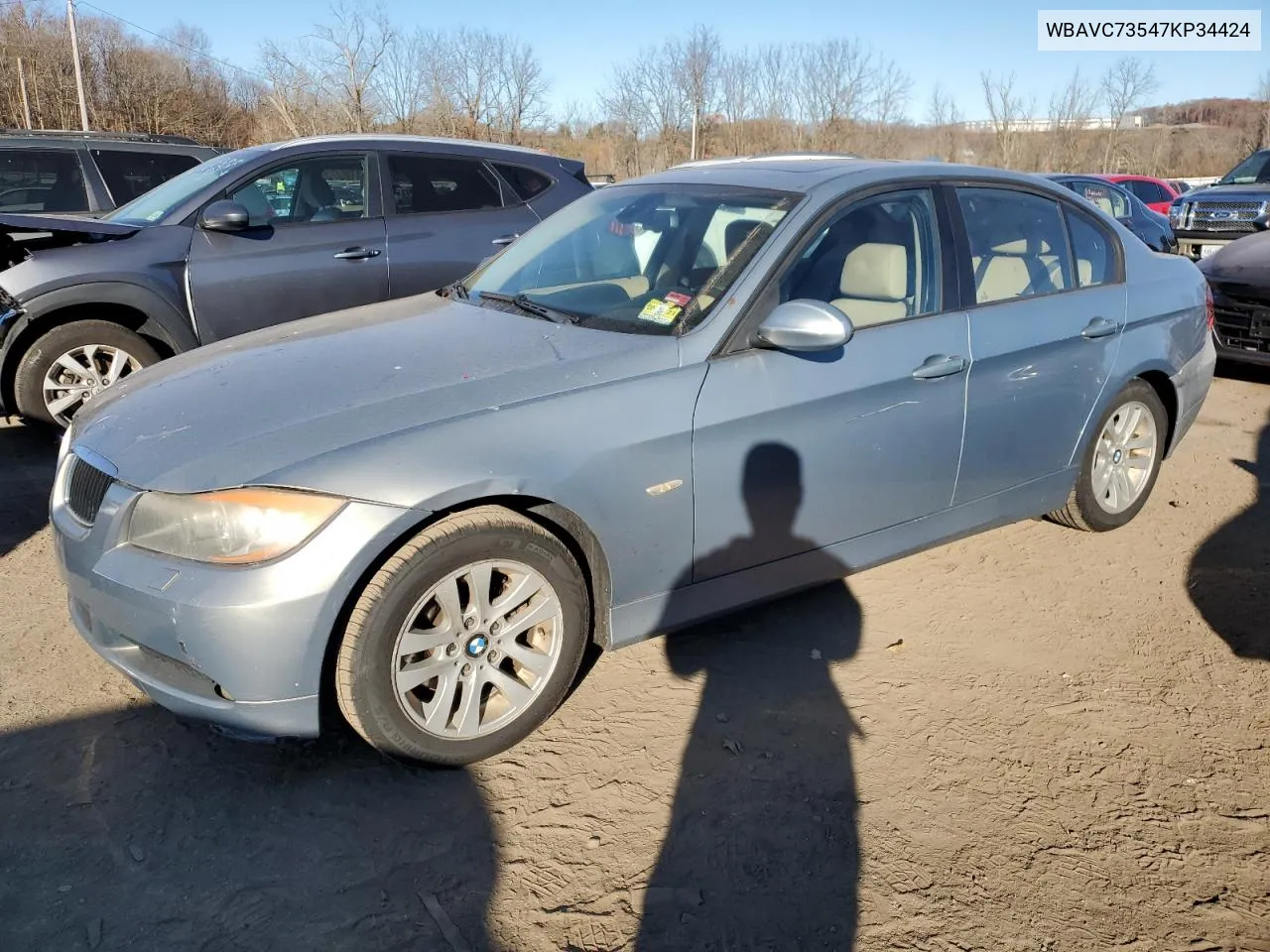 2007 BMW 328 Xi Sulev VIN: WBAVC73547KP34424 Lot: 78902794