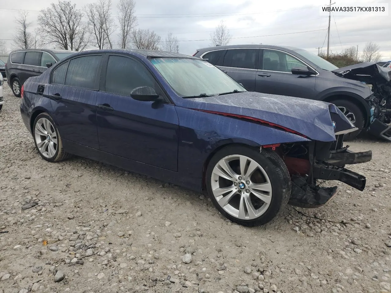 2007 BMW 328 I VIN: WBAVA33517KX81313 Lot: 79534294