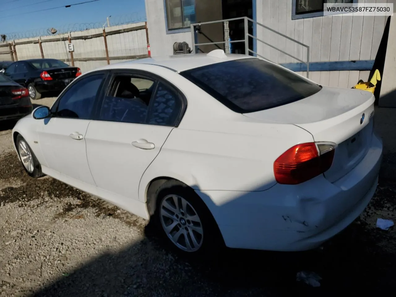 2007 BMW 328 I Sulev VIN: WBAVC53587FZ75030 Lot: 79693324