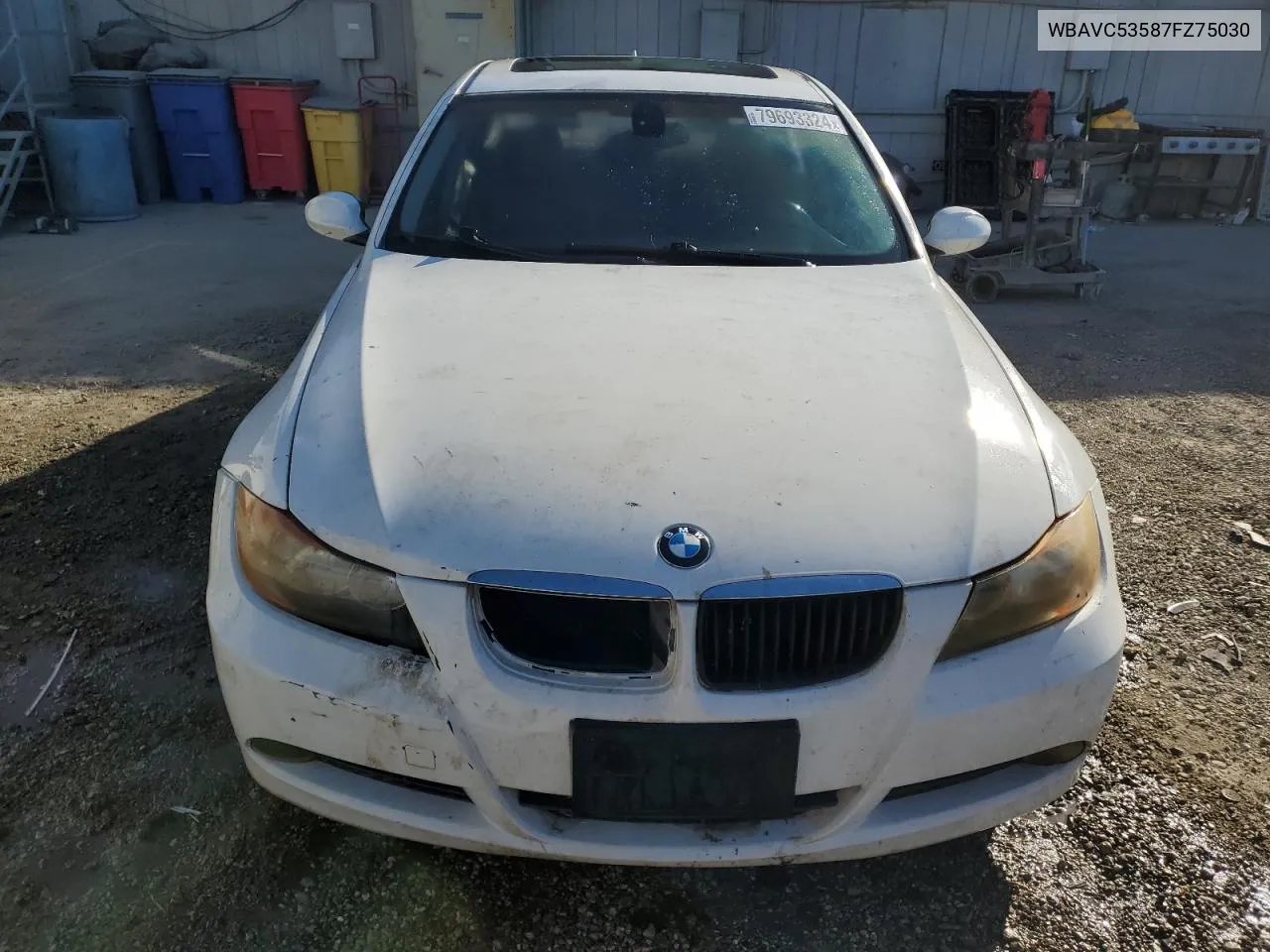 2007 BMW 328 I Sulev VIN: WBAVC53587FZ75030 Lot: 79693324