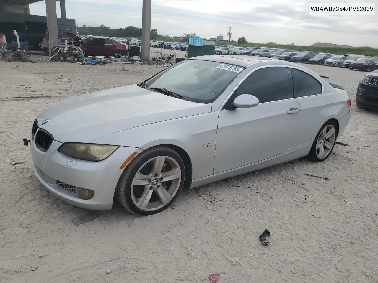 2007 BMW 335 I VIN: WBAWB73547PV82039 Lot: 81573784