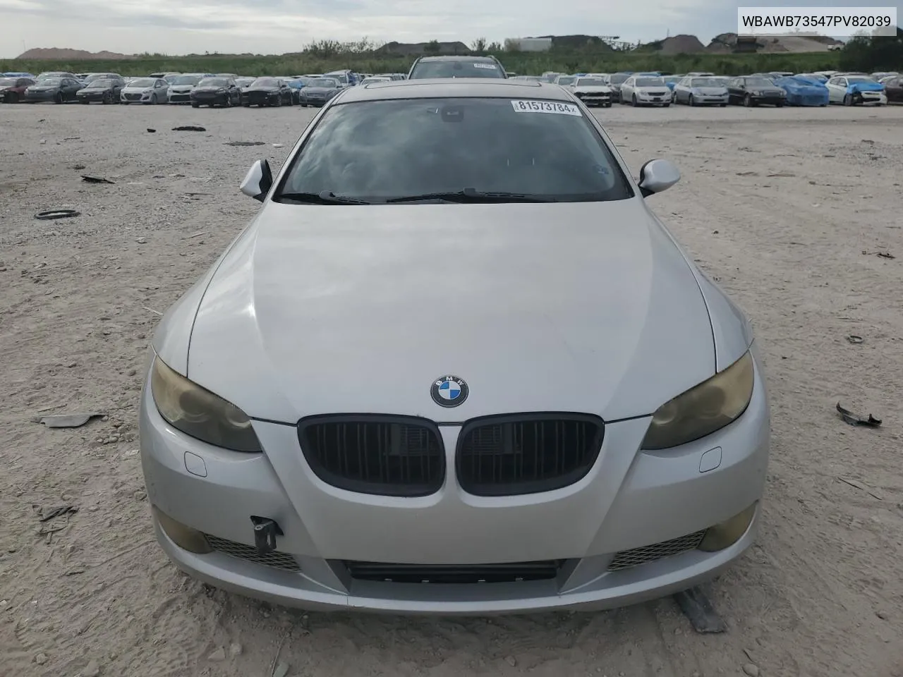 2007 BMW 335 I VIN: WBAWB73547PV82039 Lot: 81573784