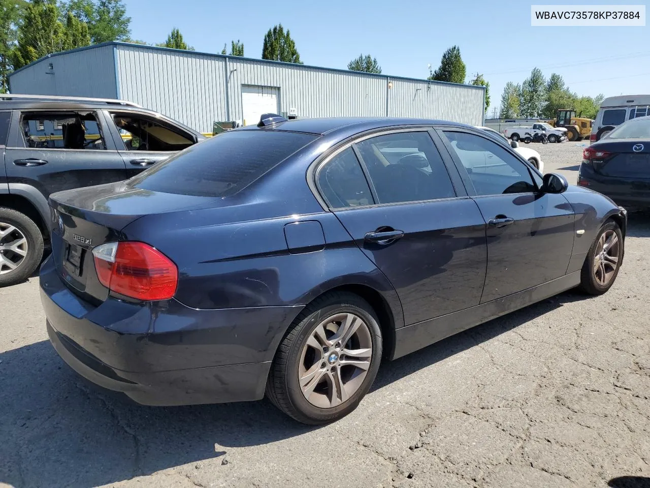 2008 BMW 328 Xi Sulev VIN: WBAVC73578KP37884 Lot: 62845174