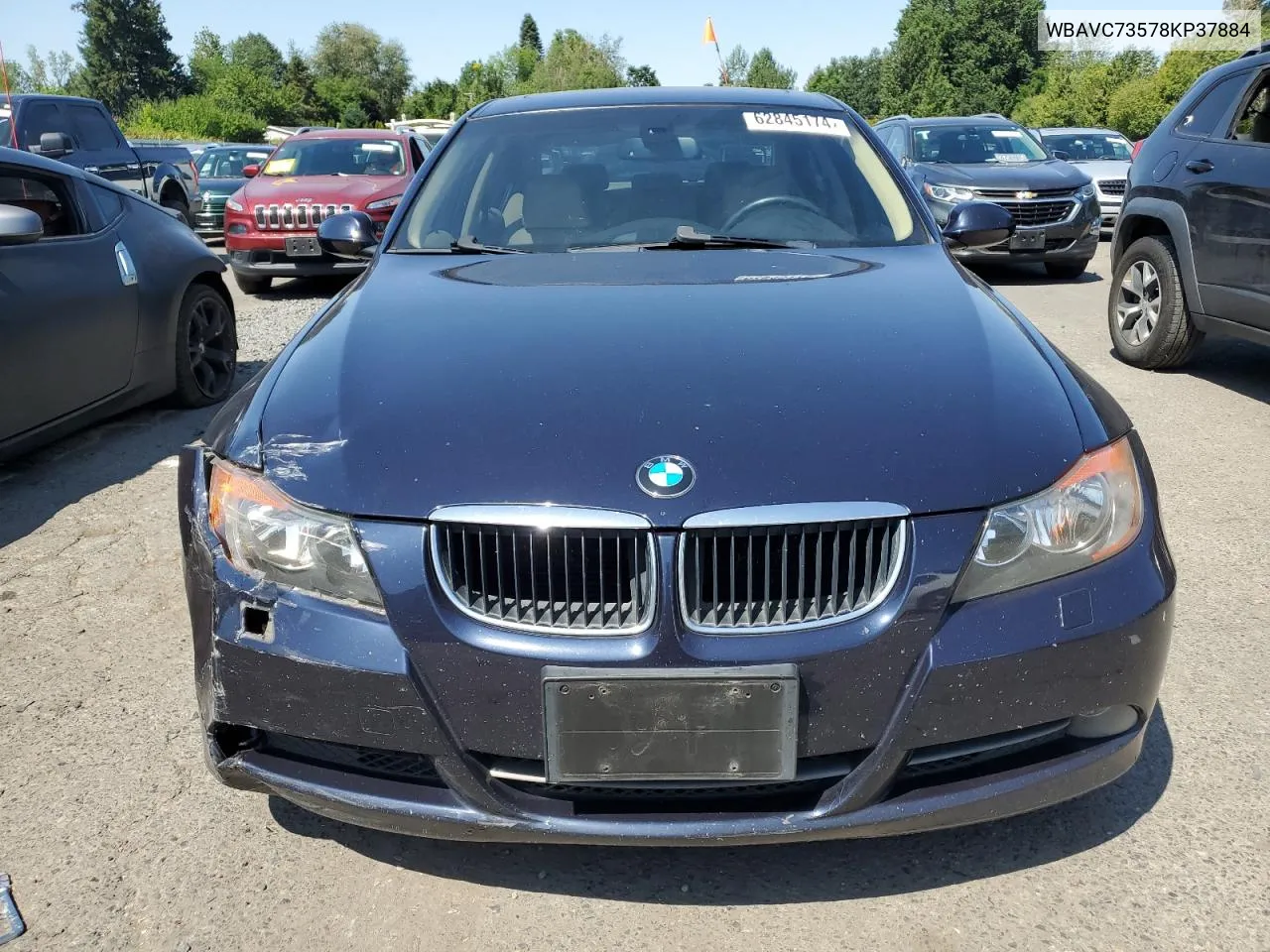 2008 BMW 328 Xi Sulev VIN: WBAVC73578KP37884 Lot: 62845174