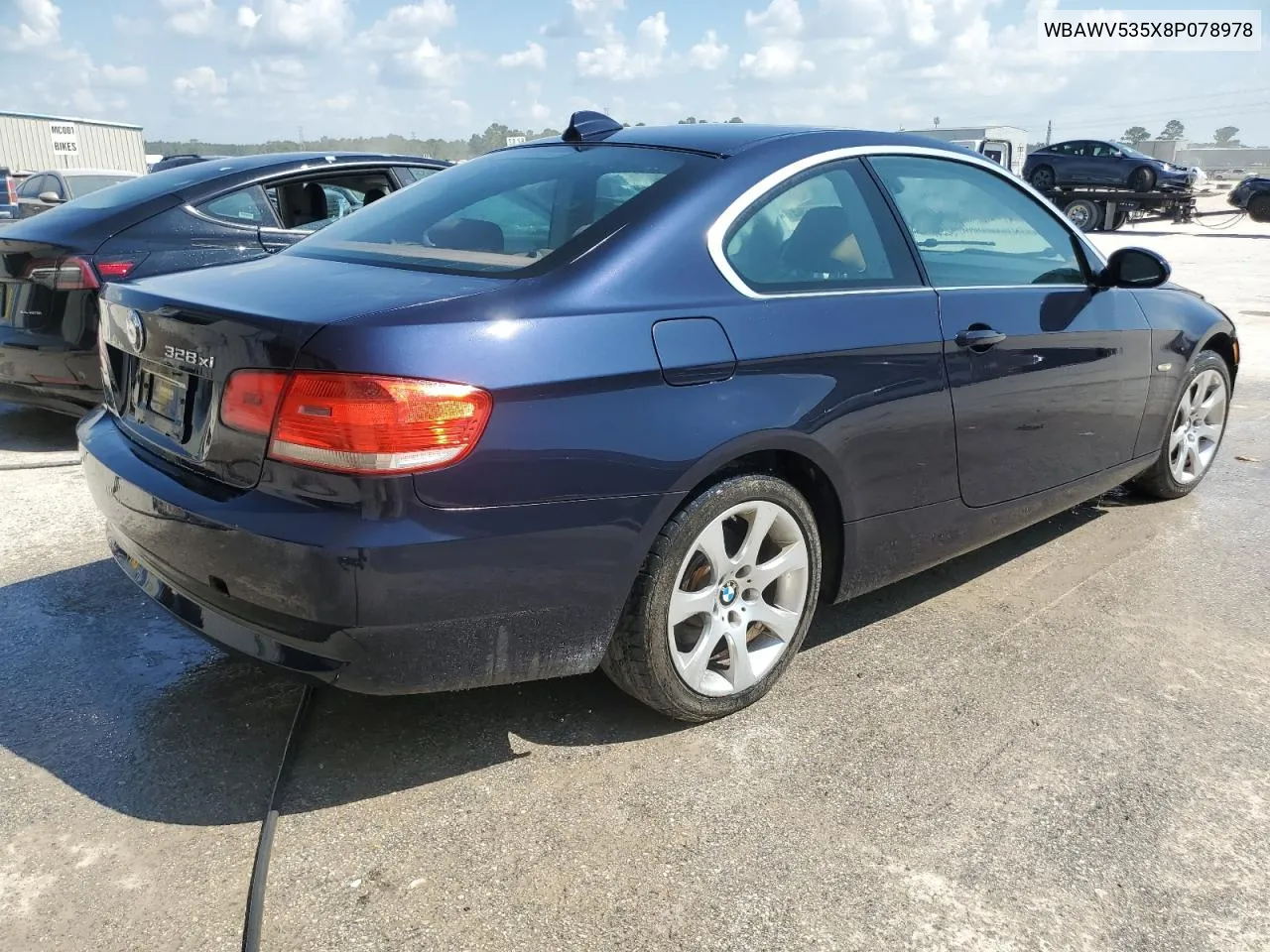 2008 BMW 328 Xi Sulev VIN: WBAWV535X8P078978 Lot: 66798694