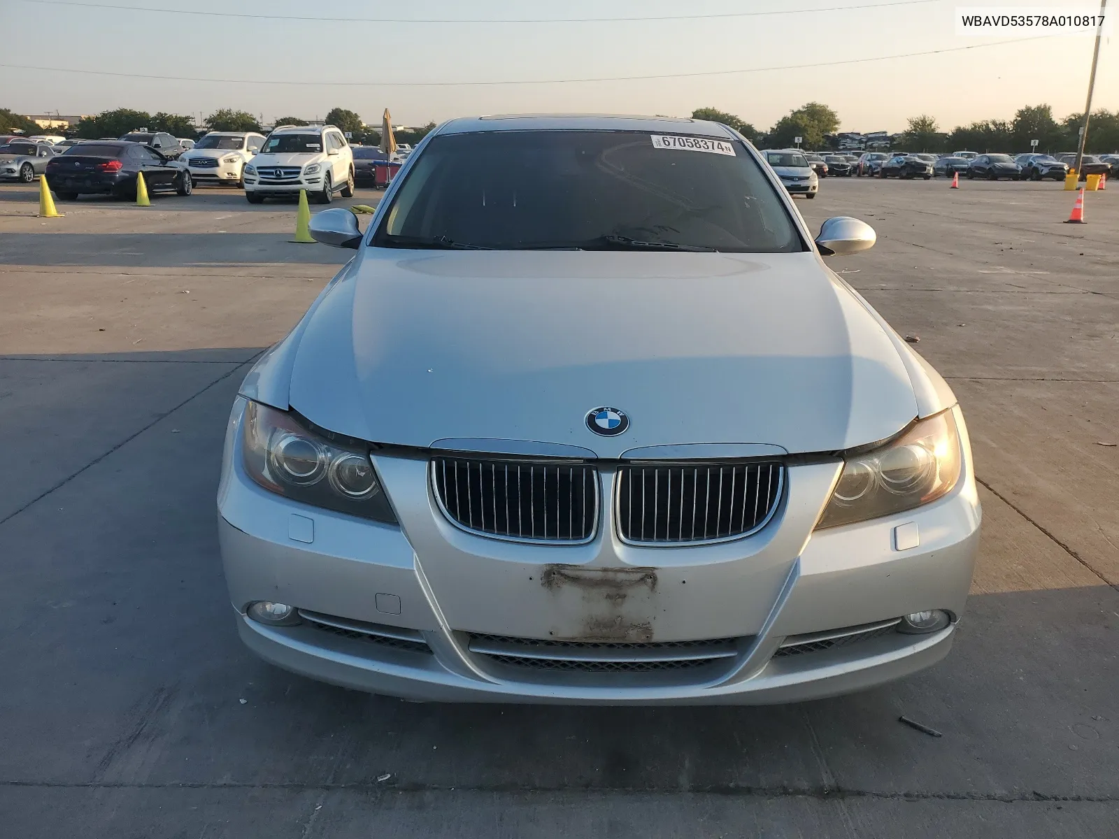 2008 BMW 335 Xi VIN: WBAVD53578A010817 Lot: 67058374