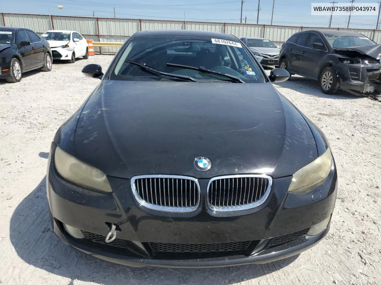 2008 BMW 335 I VIN: WBAWB73588P043974 Lot: 68102644