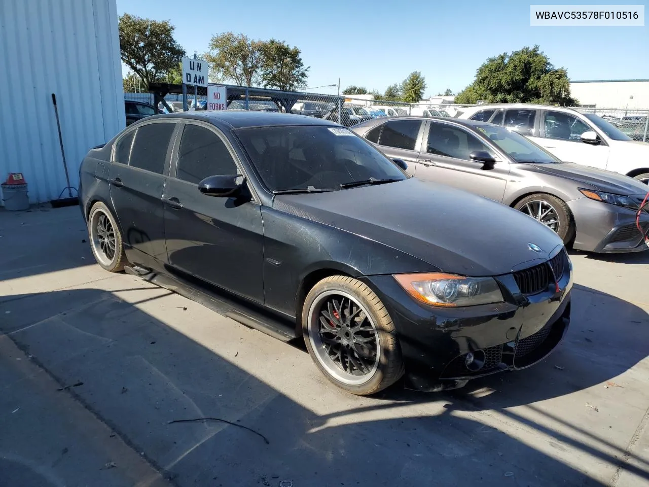 2008 BMW 328 I Sulev VIN: WBAVC53578F010516 Lot: 70408104