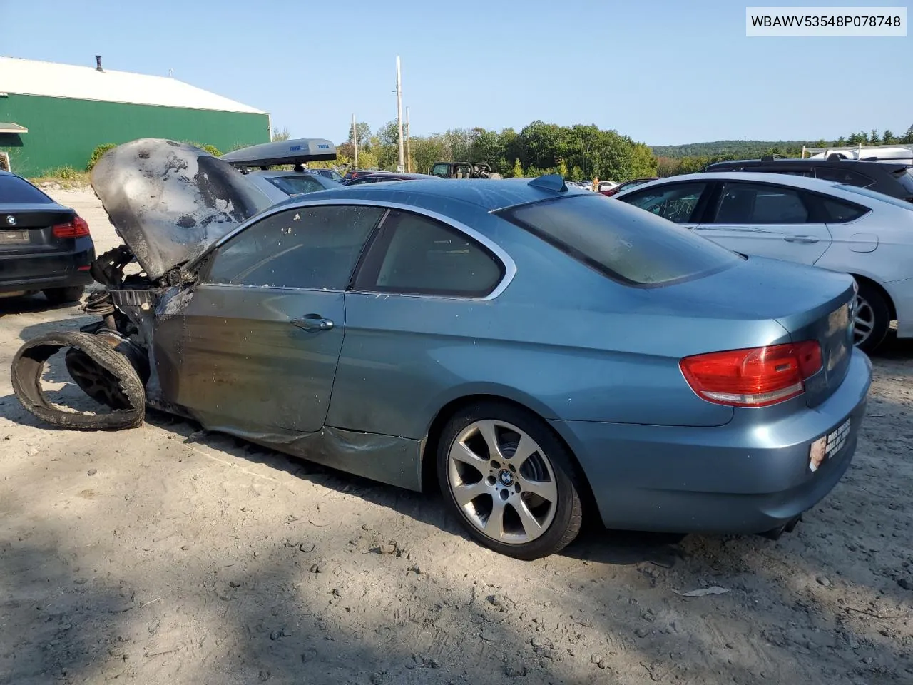 2008 BMW 328 Xi Sulev VIN: WBAWV53548P078748 Lot: 71071764