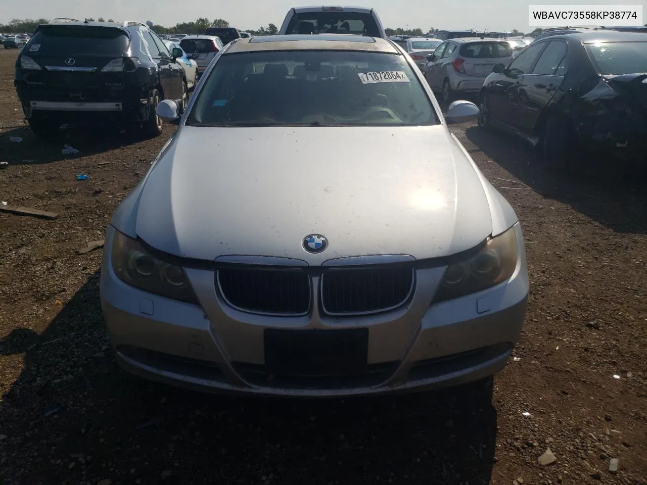 WBAVC73558KP38774 2008 BMW 328 Xi Sulev