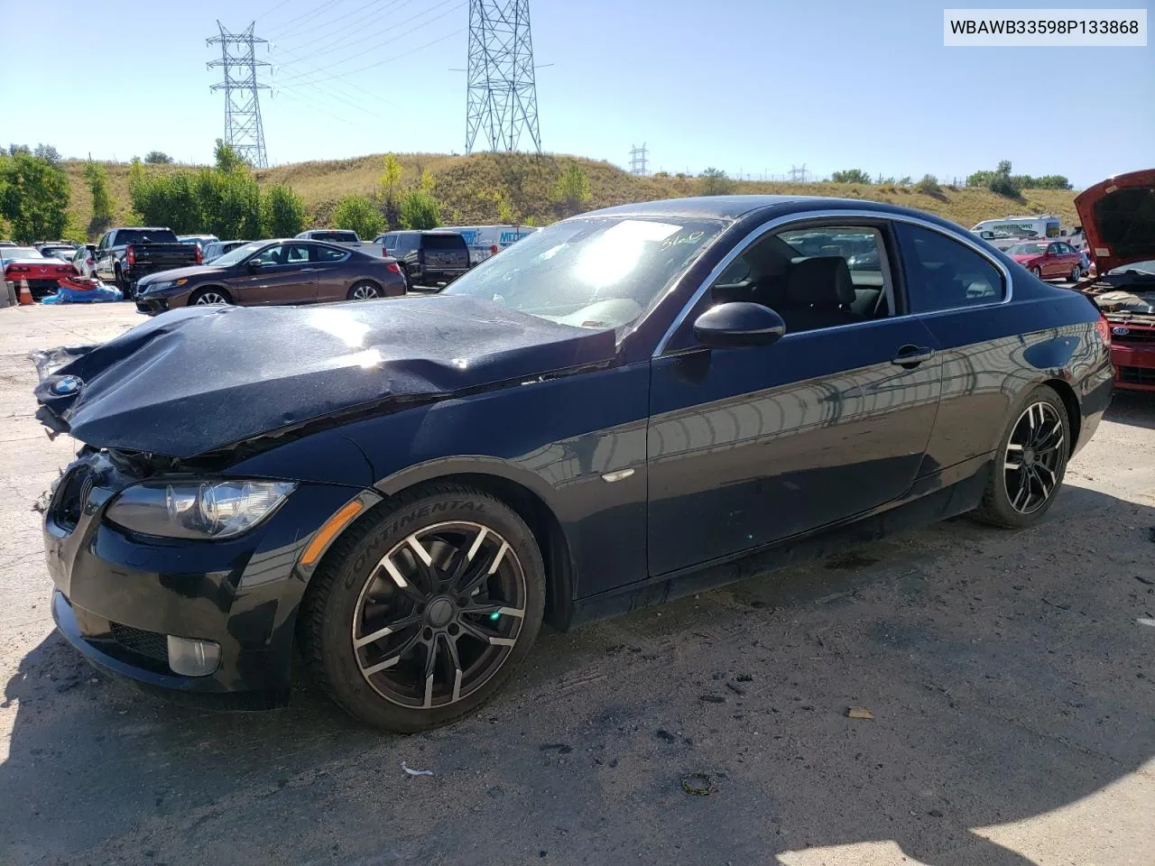 2008 BMW 328 I VIN: WBAWB33598P133868 Lot: 72475934